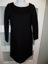 J.Crew LS Black Back Zip Scoop Neck Sheath Dress Size XS NEW