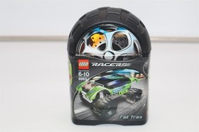 LEGO: 8663 - Fat Trax - Racers - Complete - W/ MANUAL + CANISTER - 