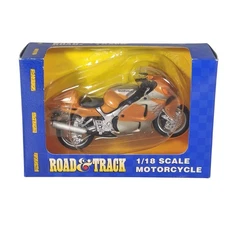 Suzuki GSX1300R Motorcycle 1:18 Scale Yellow Diecast Replica Maisto Road & Track