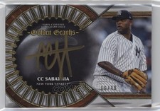 2023 Topps Five Star Golden Graphs 16/40 CC Sabathia #GG-CS Auto HOF 1j30