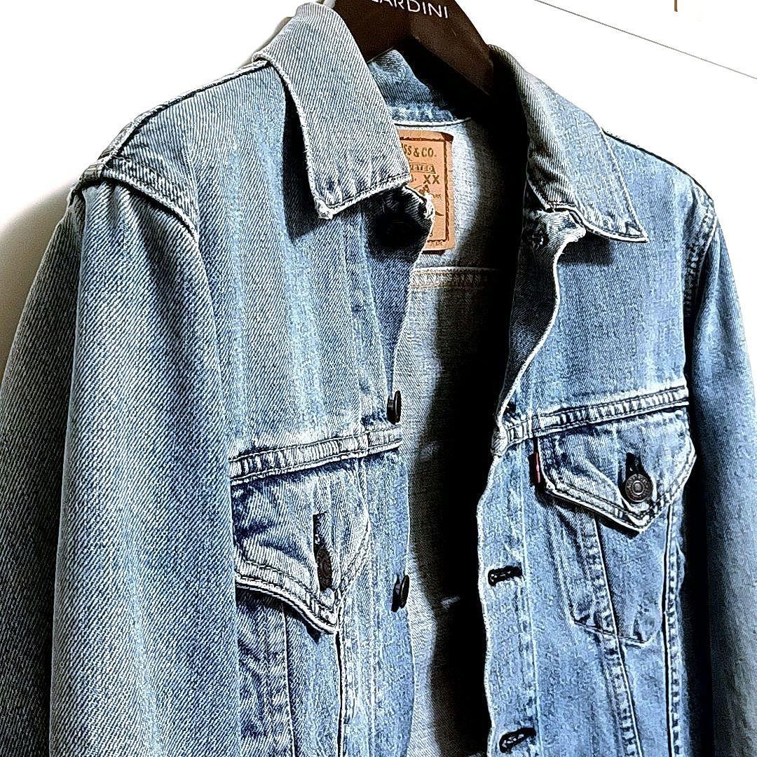 90s Reprint] LEVI'S 557 3rd Type Denim Jacket Size 38 limited From