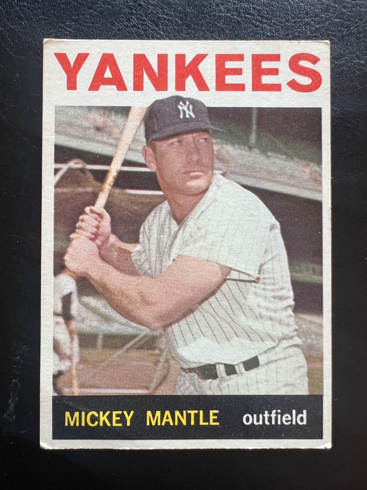 1964 Topps Mickey Mantle #50 Yankees HOF Vintage Well Centered