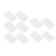 50* White Makeup Brush Mesh Cover Cosmetic Brush Protector Net Sleeve Guards