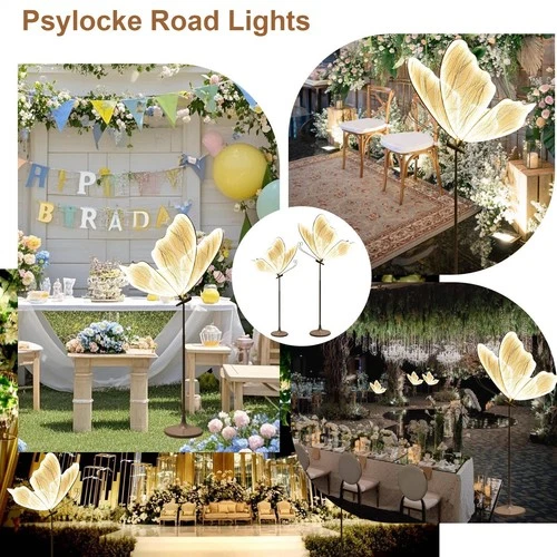 2 Stück Schmetterling Stehlampe, Deckenlampe, für Hochzeit Party Dekoration Requisiten - 31 Zoll - Bild 11 von 11