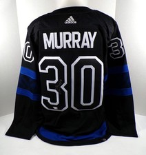 Camiseta deportiva de hockey negra firmada por Matt Murray Adidas Toronto Maple Leafs para fanáticos automática