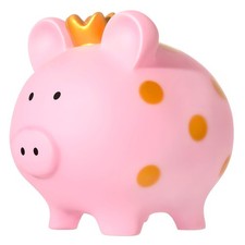 Piggy Bank for Girls, Large Unbreakable Plastic Toddler Money Saving Bank wit...