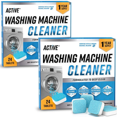 #ad Washing Machine Cleaner Descaler 48 Pack Value Size Deep Cleaning Tablets H... $36.29