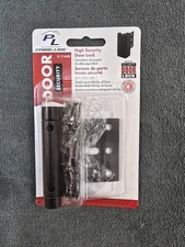 Prime-Line High Security Door Lock, Solid Brass, Matte Black Finish ~Single Pack