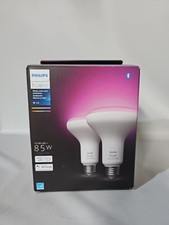 Philips Hue 578096 BR-30 E26 LED White  Color Smart Bulb - 2 Pack