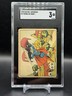 1940 Gum Inc Superman Card #19 Wings Of Mercy Original and