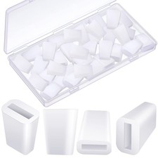 Saintrygo 36 Pieces Rubber Feet for Sink Grid Replacement Rack White