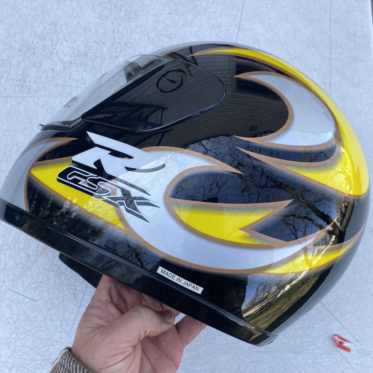 SHOEI Suzuki GSXR Yellow/Black Helmet CX-2 Size XL | eBay
