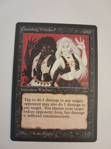 Cuombajj Witches LP/MP Arabian Nights MTG Magic the Gathering