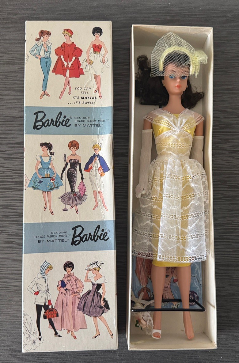 Vintage Mattel 1960 1963 #3 #6 Barbie new in box Orange Blossom