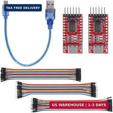 2pcs Type-C FT232RL USB to TTL Serial Converter Adapter Module 3.3V/5.5V FTDI Br