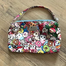 Tokidoki X JuJuBe Wristlet Tokipops Be Quick Iconic 2.0 Anime Zipper Purse Rare