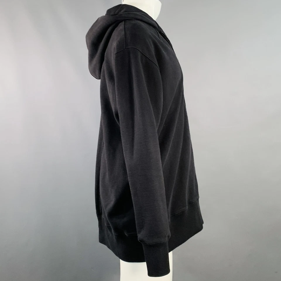 GIVENCHY Size XXS Black Cotton Hooded Zip Up Sweatshirt - Image 2 of 4