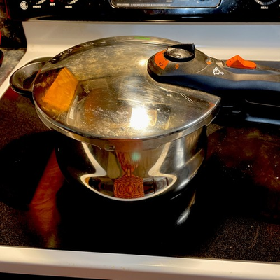 #ad Cook#x27;s Essentials 6L Stainless Steel Stove Top Pressure Cooker Manual $29.00