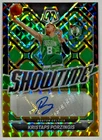 Kristaps Porzingis Black & Gold Showtime Auto /8 2023-24 Panini Mosaic Celtics