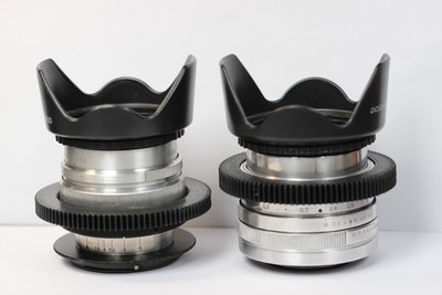 Set of Two Lenses  : MIR-1 37mm f/2.8, Helios-44-M 2/58mm For Sony Nex