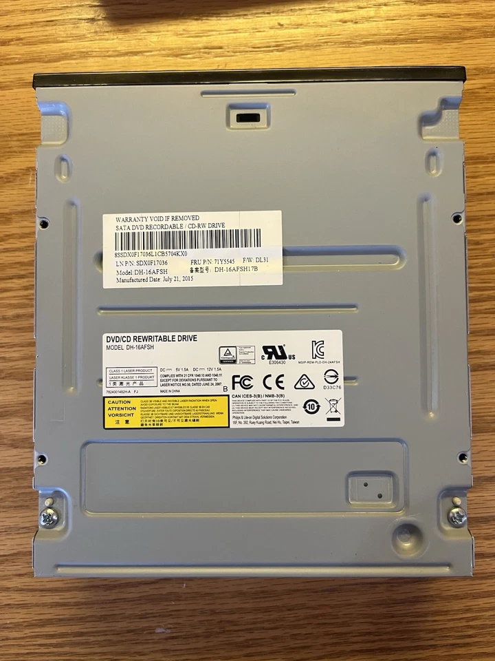 Lote de (10) Reproductor de discos SATA CD/DVD ± RW DL súper interno grabadora grabadora grabadora Foto 4 de 4