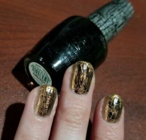 New Opi Nail Polish Vernis Black Shatter Dazzling Black Crackle Effect Ebay