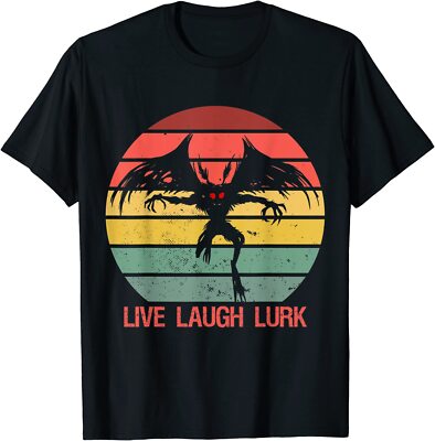 New Limited Mothman Live Laugh Lurke Urban Legend Mythology T-Shirt