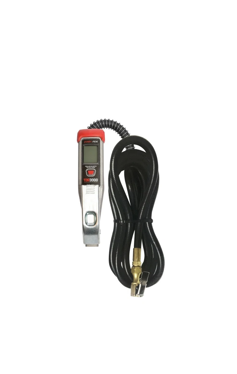 JAMEC PEM TDR 3000 Compact Digital Tyre Inflator with Multi Scale Gauge Clip On