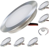 LED Einbauspots 12V IP67 Flach Ø46Mm 0,5W – Einbauleuchte Begehbar AußEn Innen