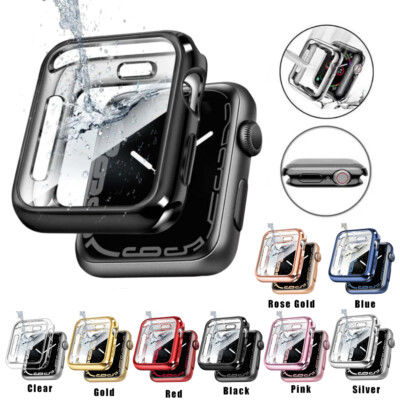 Hülle für Apple Watch Series 8 7 6 5 4 SE 49 45 44 42 40mm Silikon Schutz Bumper