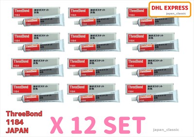 THREEBOND 1184 LIQUID GASKET GRAY SEMI-DRYING GASKET SEALANT TB1184 200g X 12