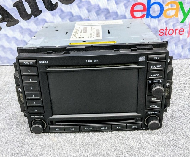 2005-2007 Jeep Grand Cherokee GPS Navigation Radio 6 Disk ...