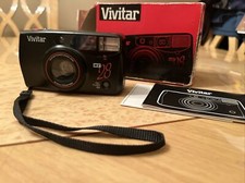 Vivitar Camera WZ28 28 to 52mm Point and Shoot Zoom Lens Original Box And Instr