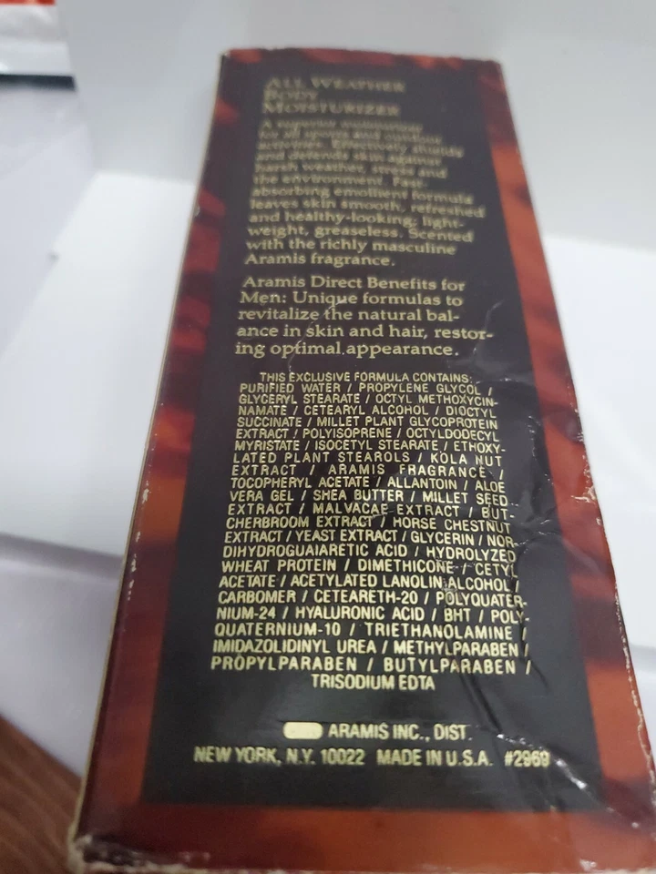 Crema hidratante corporal para todo clima Aramis, 5 OZ Vintage descontinuado # 0653 Foto 4 de 4
