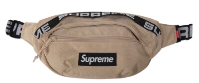 Authentic Brand New Supreme Cordura Tan Waist Bag Spring/Summer 18