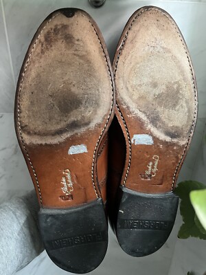 Florsheim Imperial 93355 Walnut Leather Vintage Balmoral Wingtips Size 10.5 EEE USA-made FLORSHEIM Imperial 93355 Walnut Leather Balmoral  main image 4