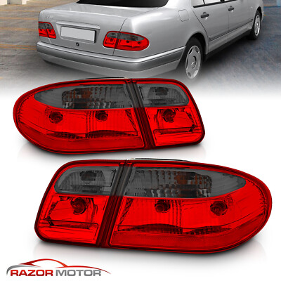 1996-2002 Mercedes W210 E-Class Smoke Tail Lights - Fits E300/E320/E430/E55 AMG