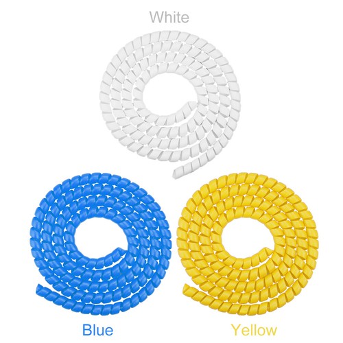 2m Spiralkabelhülle - Flexible Schlauchabdeckung 8-50mm