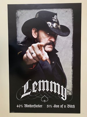 MOTORHEAD, LEMMY PHOTO BY ROBERT JOHN,AUTHENTIC LICENSED 2009