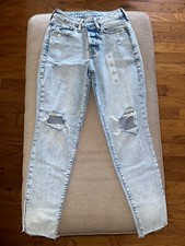 NEW Old Navy High Rise OG Straight Distressed Secret Smooth Pockets Jeans size 2