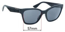 SFx Replacement Sunglass Lenses Fits Miu Miu Smu06r - 57mm Wide
