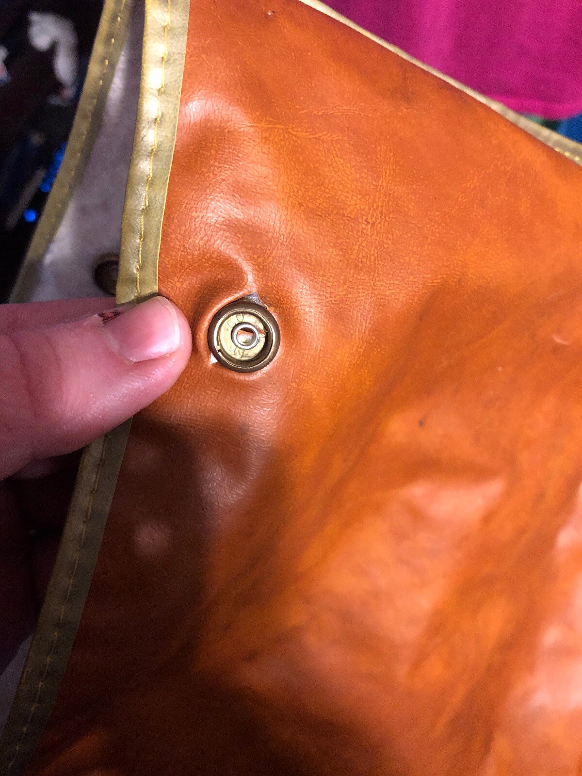 vintage wilson leather golf bag eBay