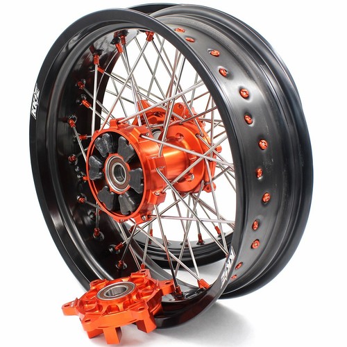 KKE 3.5/5.0*17" Supermoto Wheels For KTM 690 Enduro-R 2008-2021 KTM 690 SMC 2011 - Picture 4 of 12