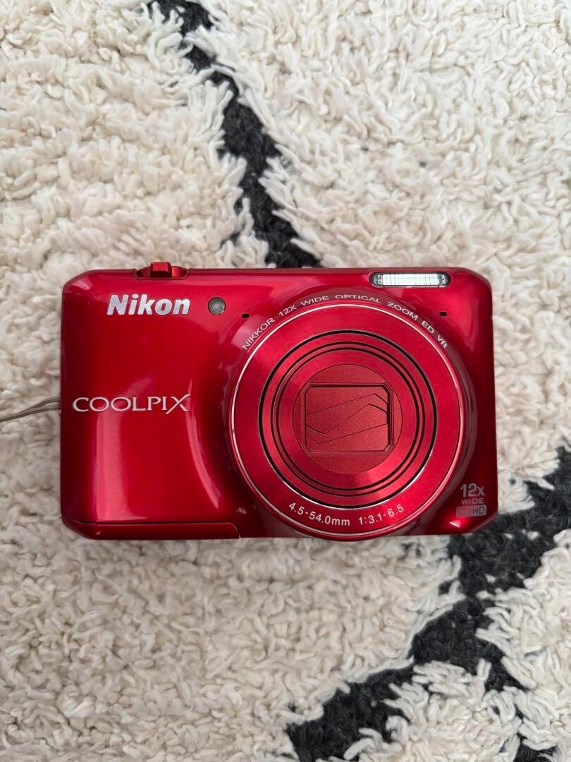 Nikon COOLPIX S6400 レッド Nikon Coolpix S6400 Digital Camera 16.0MP 12x Zoom Lens Red