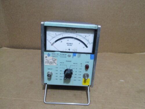 HP 3400A RMS Voltmeter Untested, No Power Cord SOLD AS IS, No Return Or Refund