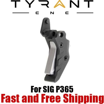 Tyrant CNC IntelliFire Trigger Upgrade for SIG SAUER P365 -  Gray Safety