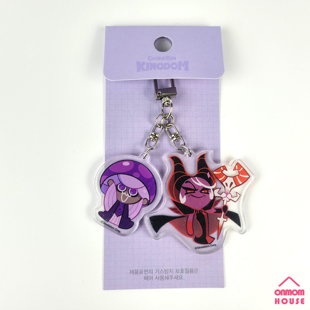 Cookie Run Kingdom Keychain Keyring Dark Enchantress & Poison