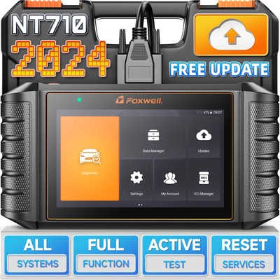 FOXWELL For CHRYSLER Car OBD2 Scanner All System K-ey Co-ding Bidirectional Tool