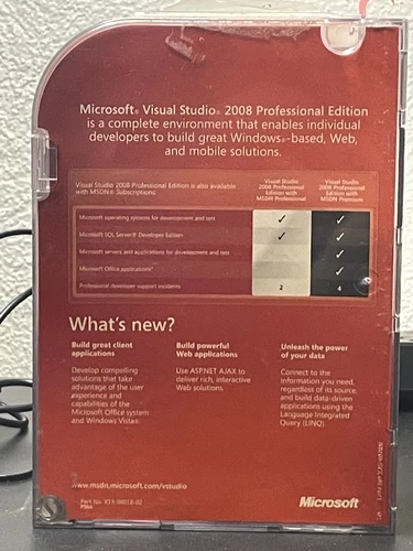 Microsoft Visual Studio 2008 Professional Edition - Academic version - Picture 7 of 8