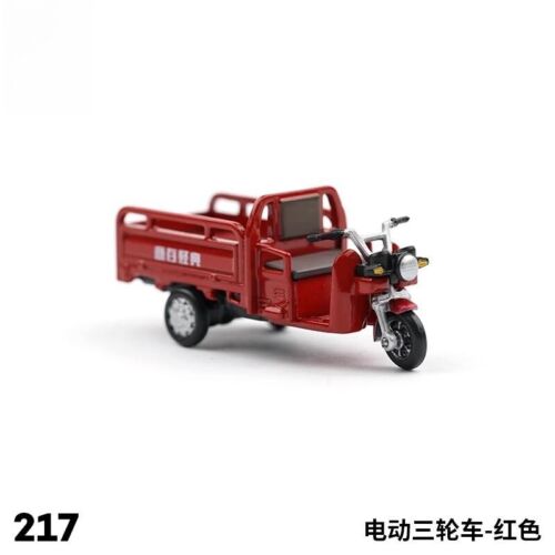 Miniature 1/64 China Post Series Tricycle Car Alloy 4.5cm Fir 1:64 Display Model - Picture 16 of 28